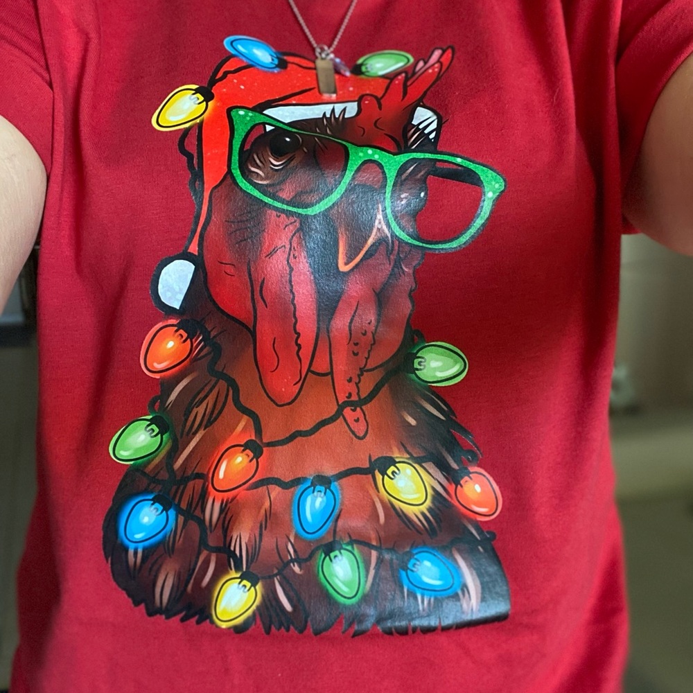 Chicken Christmas tee